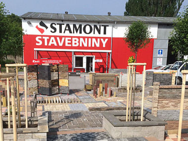Prodejna stavebnin Stamont v Jaroměři