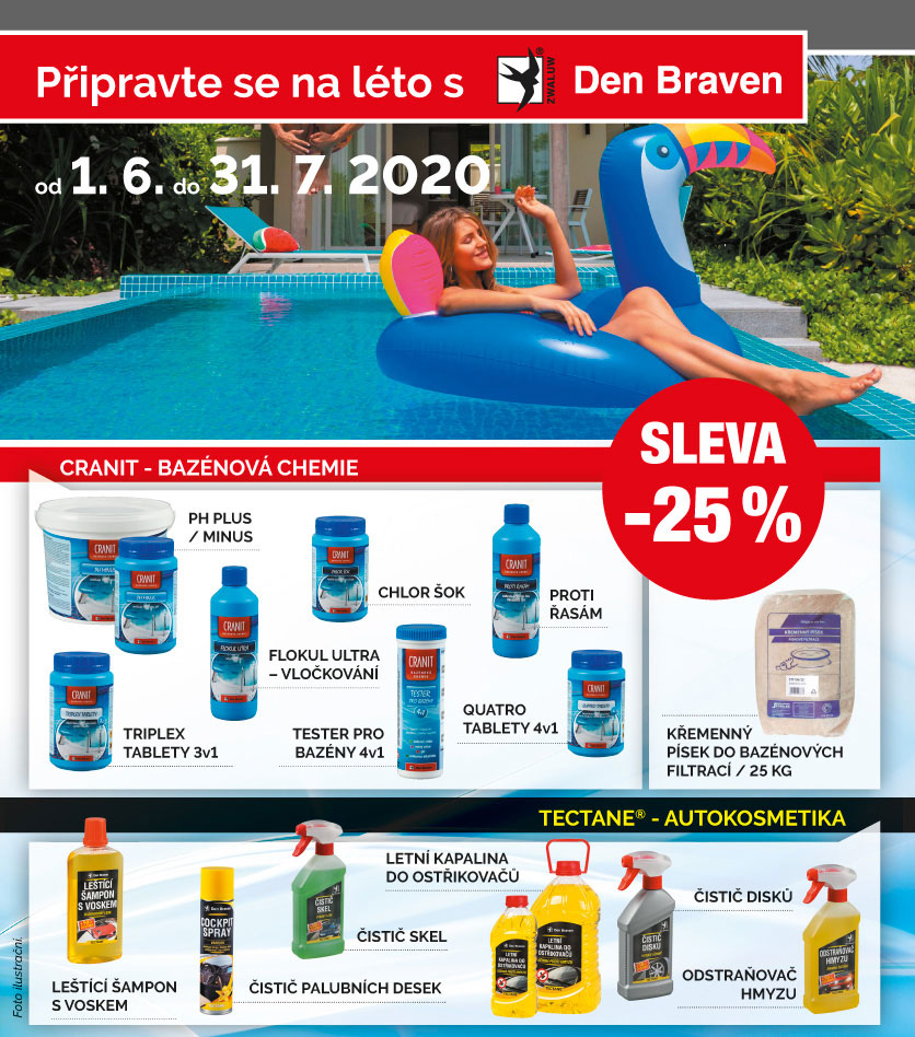 Připravte se na léto s Den Braven, stavebniny Náchod, Dobruška, Rychnov nad Kněžnou, Jaroměř