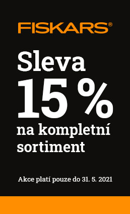 Sleva 15 % na kompletní sortiment Fiskars