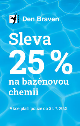 Sleva 25 % na bazénovou chemii Cranit