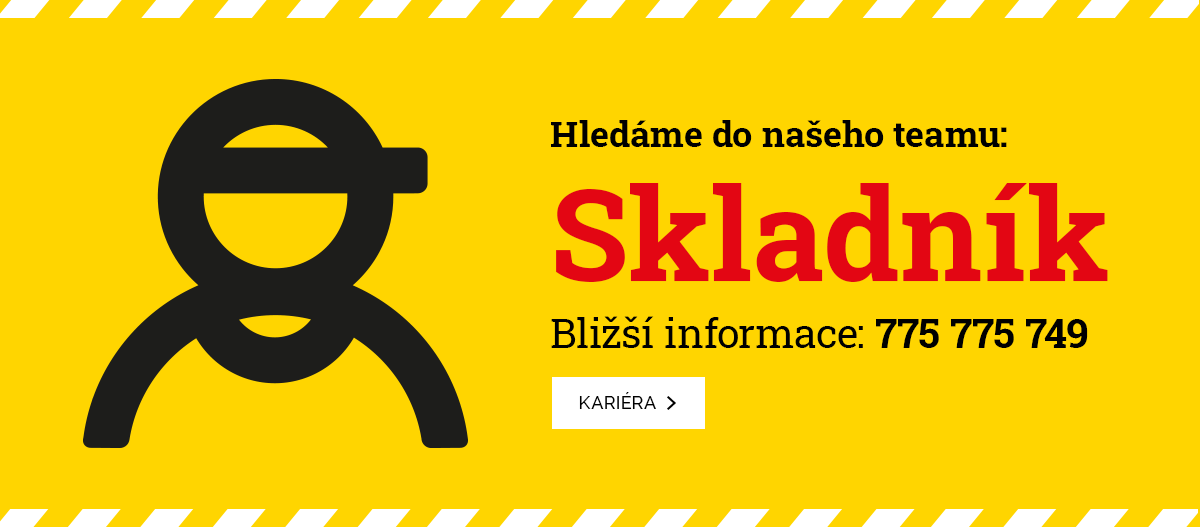 Hledáme skladníka stavebniny Stamont
