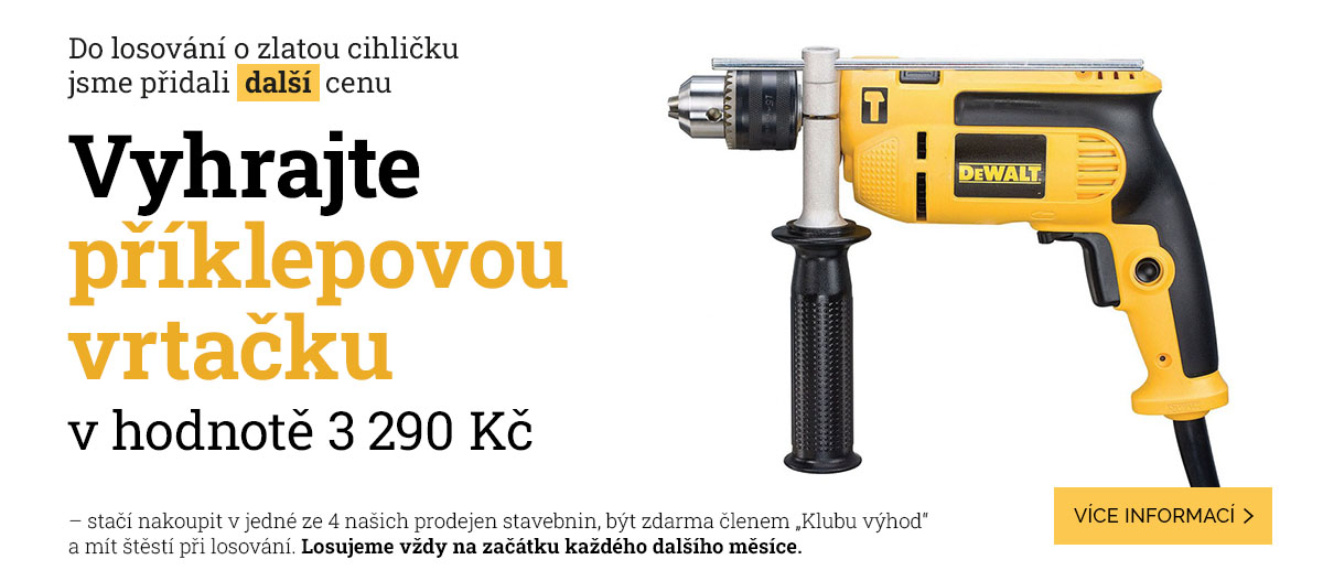 Vyhrajte příklepovou vrtačku